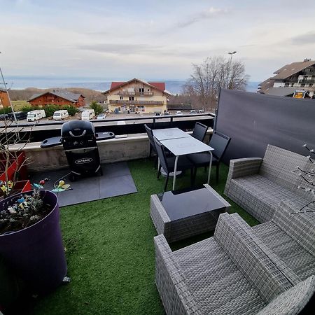 Apartmán Le 21St Thollon-les-Memises Exteriér fotografie